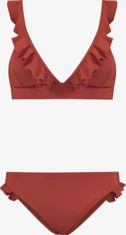 Shiwi Grands Bonnets Triangle Bikini BOBBY Femme Rouge Foncé