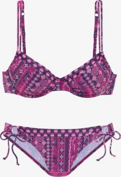 S.Oliver Bikinis à Armatures Soutien-gorge Minimiseur Bikini Femme Rose