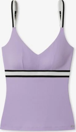 Schiesser Tankinis Triangle Tankini Aqua Californian Dream Femme Lilas