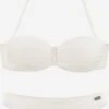 Buffalo Bikinis à Armatures Bandeau Bikini Femme Blanc Cassé -Lumiere de Bikini Boutique 01932aef2f2220d4127ced1ae7009a8d