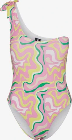 Vero Moda Maillots De Bain Une Pièce Bustier Maillot De Bain Jade Femme Rose