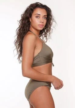 LingaDore Hauts De Bikinis Avec Armatures Triangle Hauts De Bikini Femme Olive -Lumiere de Bikini Boutique 05de05ac6e85b21bee60d4e8f1bf177e