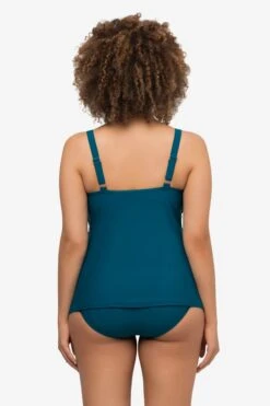 Ulla Popken Tankinis Triangle Tankini Femme Bleu -Lumiere de Bikini Boutique 069a9b9aed0734d82cc4b8000461ff1f