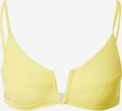 Grands Bonnets Soutien-gorge Invisible Hauts De Bikini Femme Jaune