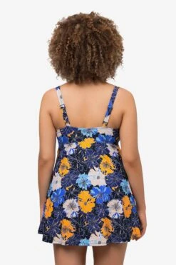 Ulla Popken Maillots De Bain Une Pièce Maillot De Bain Femme Bleu -Lumiere de Bikini Boutique 0967755176b0759bf884fd6804991b4b