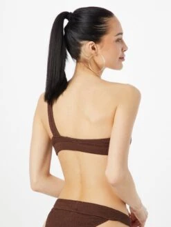 NASTY GAL Hauts De Bikinis Bustiers Bustier Hauts De Bikini Femme Chocolat -Lumiere de Bikini Boutique 097f581de94321002dcd61e7a034c119