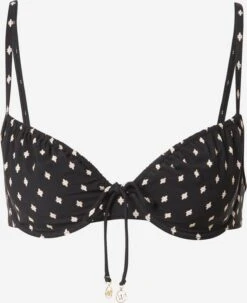 Watercult Grands Bonnets Soutien-gorge Invisible Hauts De Bikini Femme Noir