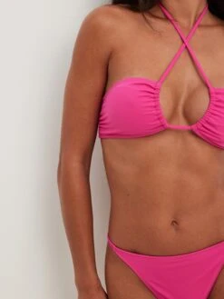 NA-KD Hauts De Bikinis Bandeaux Bandeau Hauts De Bikini Femme Rose -Lumiere de Bikini Boutique 0b144fe495c4b75f2a687c1d1044087e