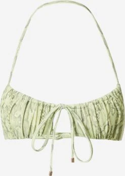 Hauts De Bikinis Bandeaux Bandeau Hauts De Bikini CHARMED Femme Vert Clair / Vert Foncé