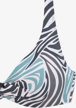 Sunseeker Hauts De Bikinis Avec Armatures Soutien-gorge Invisible Hauts De Bikini Femme Bleu Clair / Gris / Blanc -Lumiere de Bikini Boutique 128d8bcc3398f300991316314a392a08