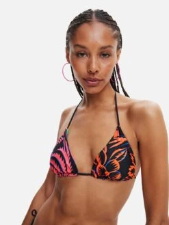 Desigual Hauts De Bikinis Triangles Triangle Hauts De Bikini Rush Femme Jade -Lumiere de Bikini Boutique 13f7118fa0442b26e8d462ecf3dcee11