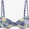 VENICE BEACH Hauts De Bikinis Avec Armatures Push-up Hauts De Bikini Wire-Top VB Summer Femme Mélange De Couleurs -Lumiere de Bikini Boutique 149d4b2838431510e916a21fd1339430