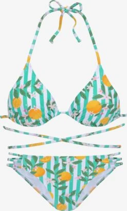 Buffalo Grands Bonnets Triangle Bikini Femme Menthe / Jade
