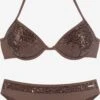 Bruno Banani Bikinis à Armatures Push-up Bikini Femme Marron -Lumiere de Bikini Boutique 15fe413c290e8c8a1ea83d245c16a0e5