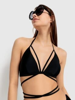 Hauts De Bikinis Triangles Triangle Hauts De Bikini Gina Femme Noir -Lumiere de Bikini Boutique 1a11c4bd21e2f00836be0a6187e545ec
