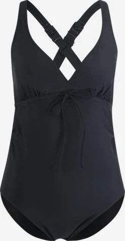 Mamalicious Maillots De Bain Une Pièce Triangle Maillot De Bain Josefine Femme Noir