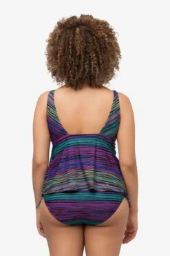 Ulla Popken Tankinis Triangle Tankini Femme Mélange De Couleurs -Lumiere de Bikini Boutique 1cf142cb4010ecb4b6e546b145872766