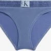 Calvin Klein Swimwear Bas De Bikinis Bas De Bikini Femme Bleu Fumé