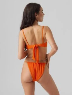 Vero Moda Hauts De Bikinis Bandeaux Bandeau Hauts De Bikini Meera Femme Orange -Lumiere de Bikini Boutique 207d74a4eb5e7f03250365cf70026c55