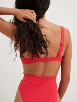 NA-KD Hauts De Bikinis Avec Armatures Balconnet Hauts De Bikini Femme Melon -Lumiere de Bikini Boutique 21212024aff847f8eec526d35d709645