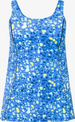 Ulla Popken Tankinis Bustier Haut De Tankini Femme Bleu / Bleu Clair