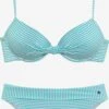 S.Oliver Bikinis Push-up Push-up Bikini Femme Menthe