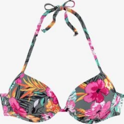 Buffalo Hauts De Bikinis Avec Armatures Push-up Hauts De Bikini Femme Mélange De Couleurs