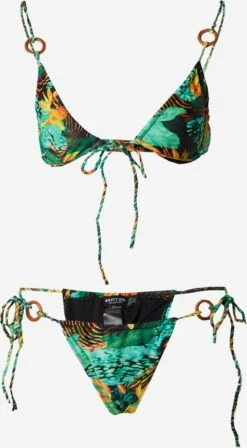 NASTY GAL Grands Bonnets Bustier Bikini Femme Vert / Jade