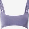 Calvin Klein Swimwear Hauts De Bikinis Bustiers Bustier Hauts De Bikini Femme Indigo