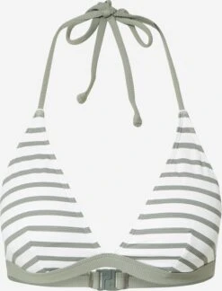 ESPRIT Hauts De Bikinis Triangles Triangle Hauts De Bikini Femme Gris / Blanc