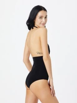 ETAM Maillots De Bain Une Pièce Triangle Maillot De Bain PROMESSE Femme Noir -Lumiere de Bikini Boutique 25d74292e477cfd5c16df5abca610839