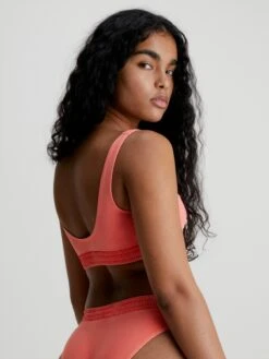Calvin Klein Swimwear Hauts De Bikinis Bustiers Bustier Hauts De Bikini Femme Orange -Lumiere de Bikini Boutique 260f50b8e92f0e0b347a71d3a7aa5c3b