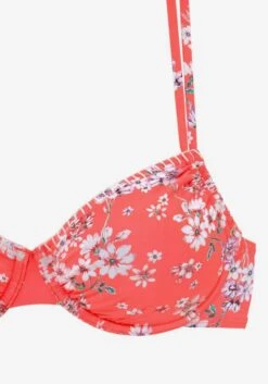 Sunseeker Hauts De Bikinis Avec Armatures Soutien-gorge Invisible Hauts De Bikini Ditsy Femme Rouge Orangé -Lumiere de Bikini Boutique 274160e7b15be11ad6490bdf4d107d29