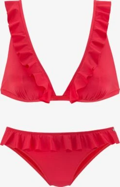S.Oliver Grands Bonnets Triangle Bikini Femme Rouge
