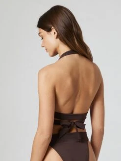 Hauts De Bikinis Triangles Triangle Hauts De Bikini Kaley Femme Marron -Lumiere de Bikini Boutique 28d8d71501bf1a5c9f2bba92160b7056