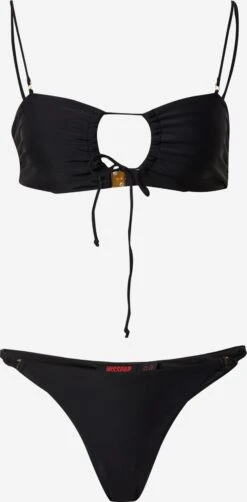 Grands Bonnets Bikini Femme Noir