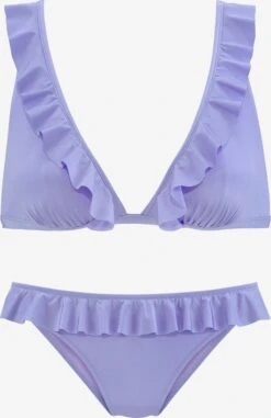 S.Oliver Bikini Sets Triangle Bikini Femme Lilas