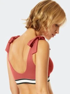 Schiesser Hauts De Bikinis Bustiers Bustier Hauts De Bikini Aqua Californian Dream Femme Rouge Rouille -Lumiere de Bikini Boutique 2acfd0678c1ff341e3656d61b024cbe1