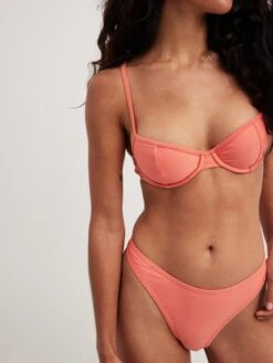 NA-KD Bas De Bikinis Bas De Bikini Femme Corail