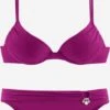 S.Oliver Bikinis Push-up Push-up Bikini Femme Violet -Lumiere de Bikini Boutique 2d0135b320eff4711b0357bb4ebef4f2