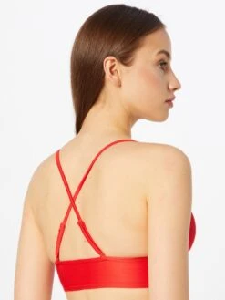 ONLY Hauts De Bikinis Triangles Triangle Hauts De Bikini BOBBY Femme Rouge Feu -Lumiere de Bikini Boutique 2ef7a1d2c32e204209b1194b12f8c8cc