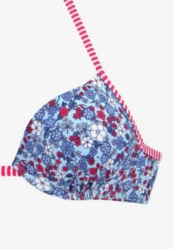 S.Oliver Hauts De Bikinis Avec Armatures Push-up Hauts De Bikini Jill Femme Bleu Roi / Bleu Clair -Lumiere de Bikini Boutique 2f49c8f4767dcb6e20d9546fb97b555c