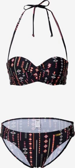 Buffalo Bikinis à Armatures Bandeau Bikini Femme Noir