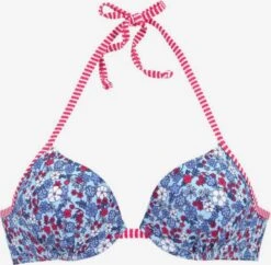 S.Oliver Hauts De Bikinis Avec Armatures Push-up Hauts De Bikini Jill Femme Bleu Roi / Bleu Clair