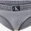 Calvin Klein Swimwear Bas De Bikinis Bas De Bikini Femme Gris