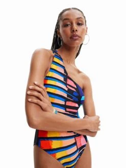 Desigual Maillots De Bain Une Pièce Bustier Maillot De Bain Amazonas Femme Noir -Lumiere de Bikini Boutique 315765c099ed7815646b5f92142a0e3e