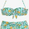 Buffalo Bikinis à Armatures Bandeau Bikini Femme Menthe / Jade