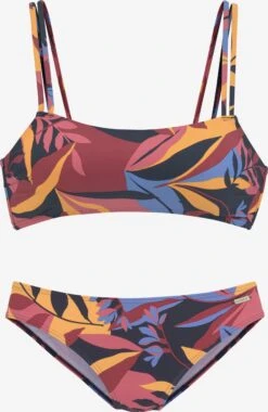 Sunseeker Grands Bonnets Bustier Bikini Femme Mélange De Couleurs