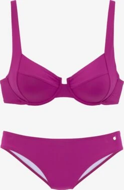 S.Oliver Bikinis à Armatures Soutien-gorge Invisible Bikini Femme Fuchsia