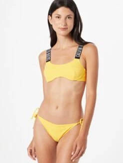 Calvin Klein Swimwear Bas De Bikinis Bas De Bikini Femme Jaune -Lumiere de Bikini Boutique 341f31896f924eb447e949702fdbfc36